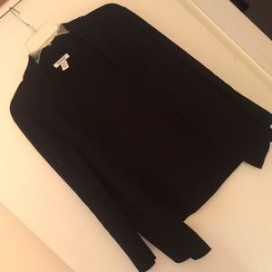 Basic black cardigan